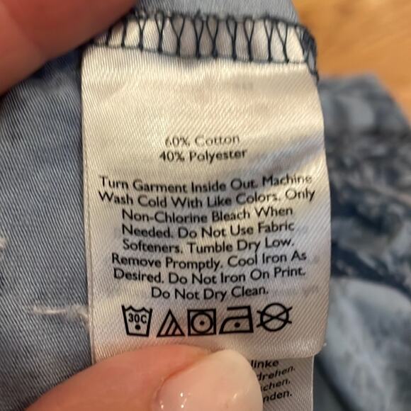 Eddie Bauer Blue Cotton Blend Lightweight Maxi Women's Dress Size Medium - Picture 7 of 7